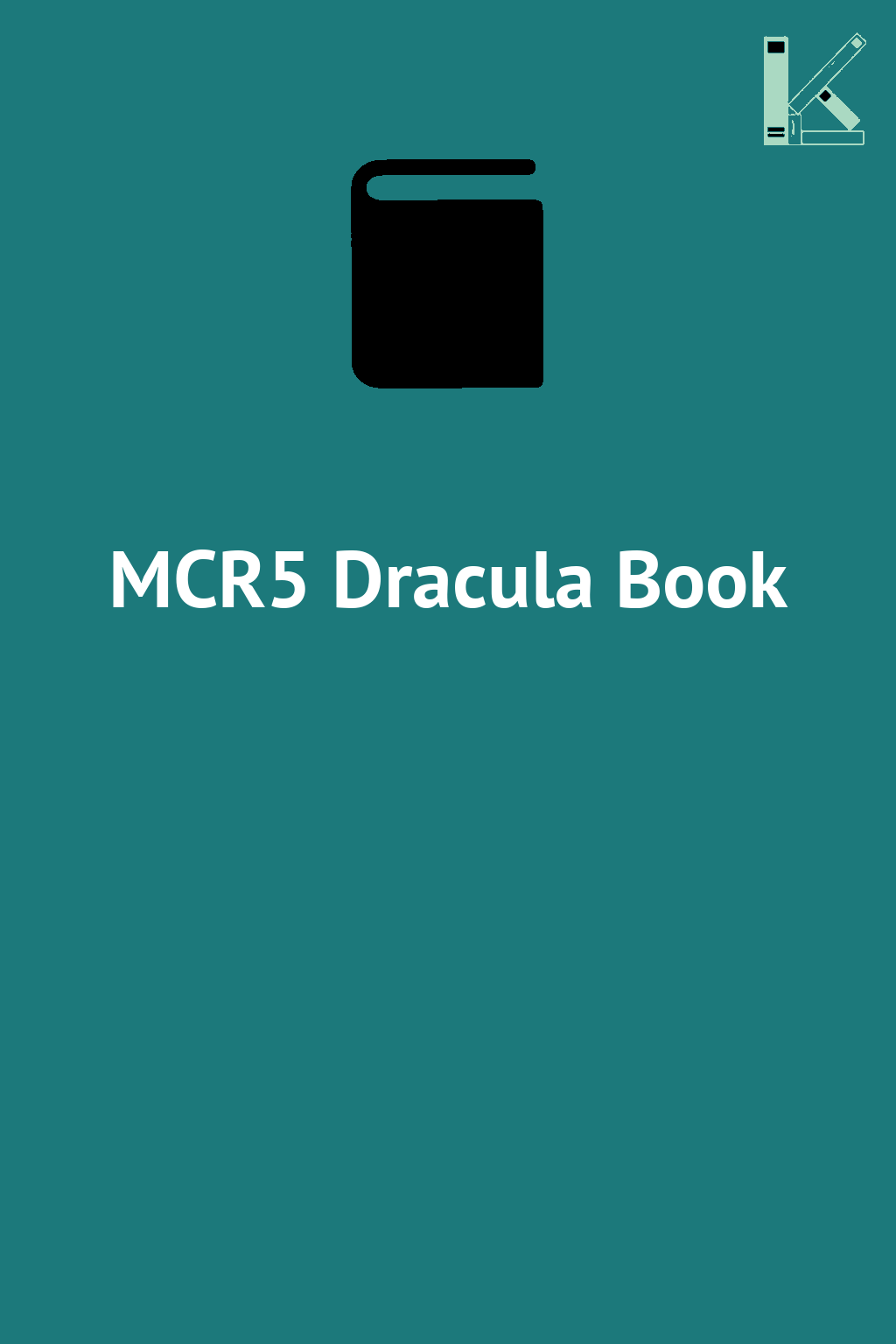 MCR5 Dracula Book