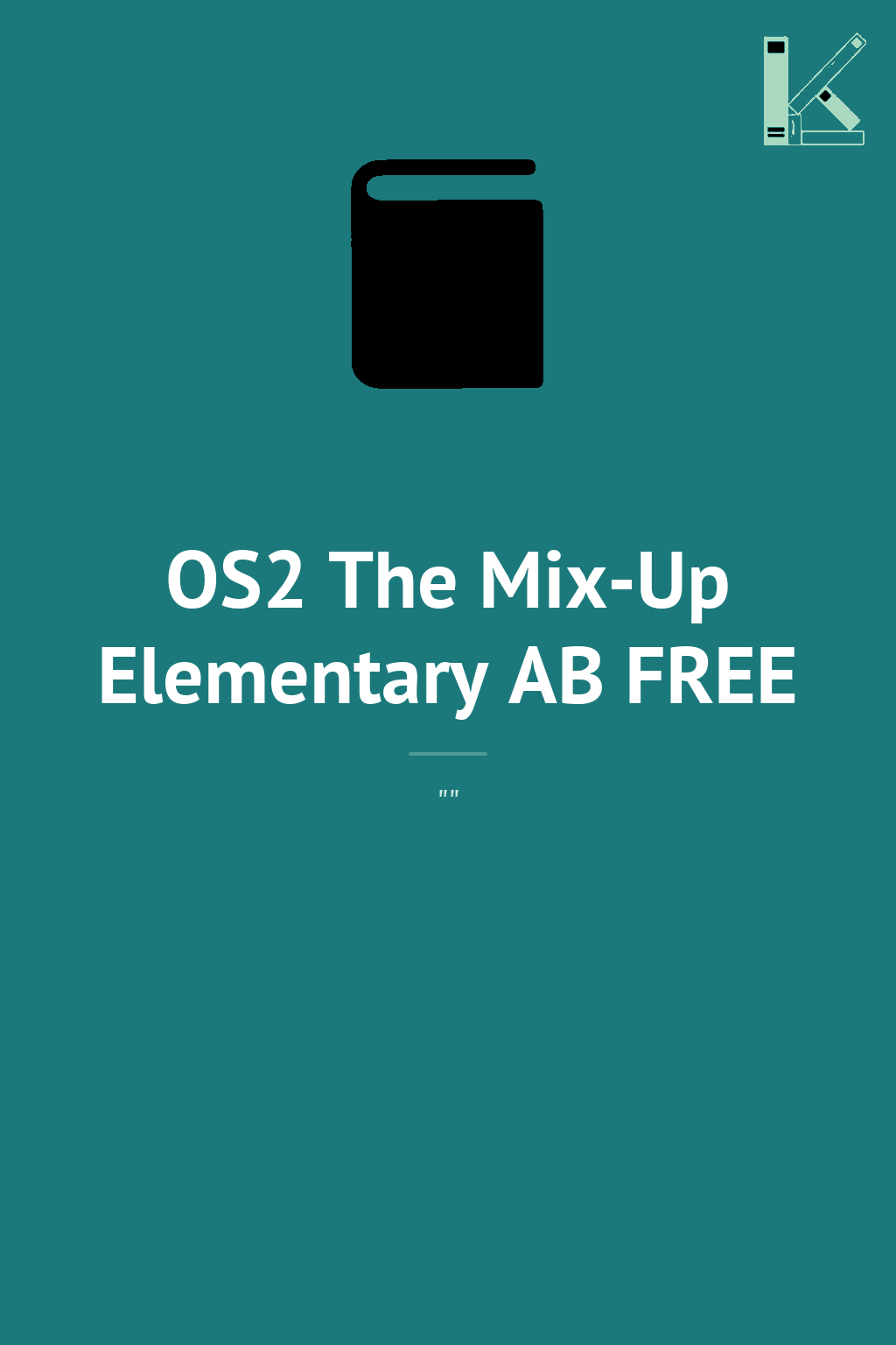 OS2 The Mix-Up Elementary AB FREE