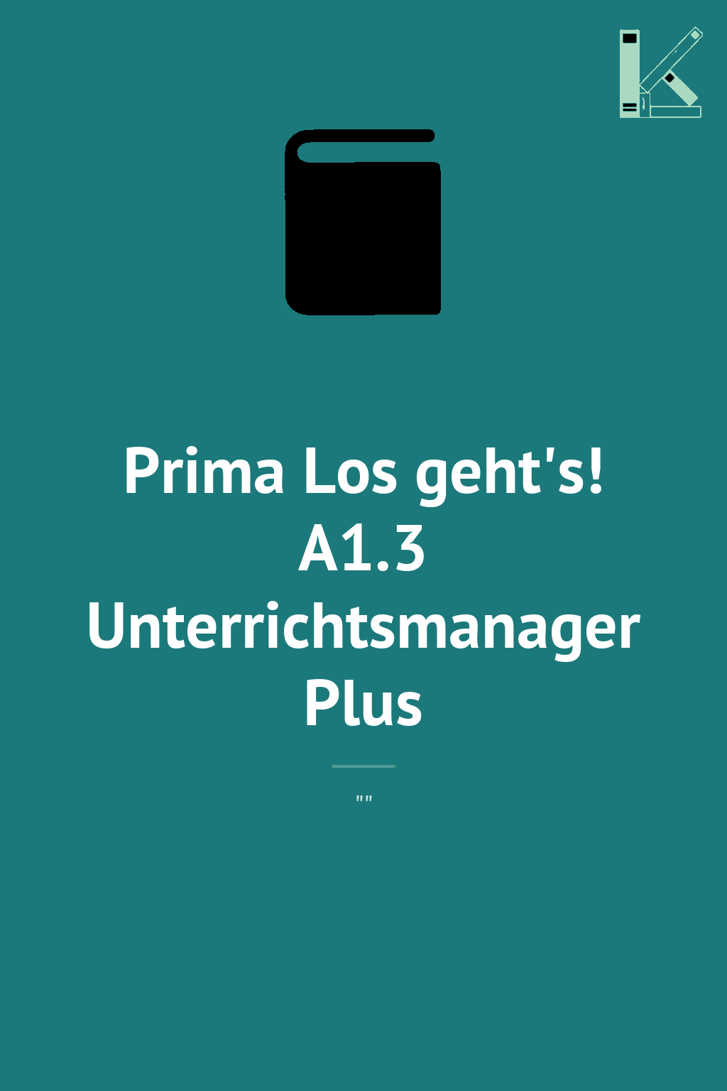 Prima Los geht's! A1.3 Unterrichtsmanager Plus