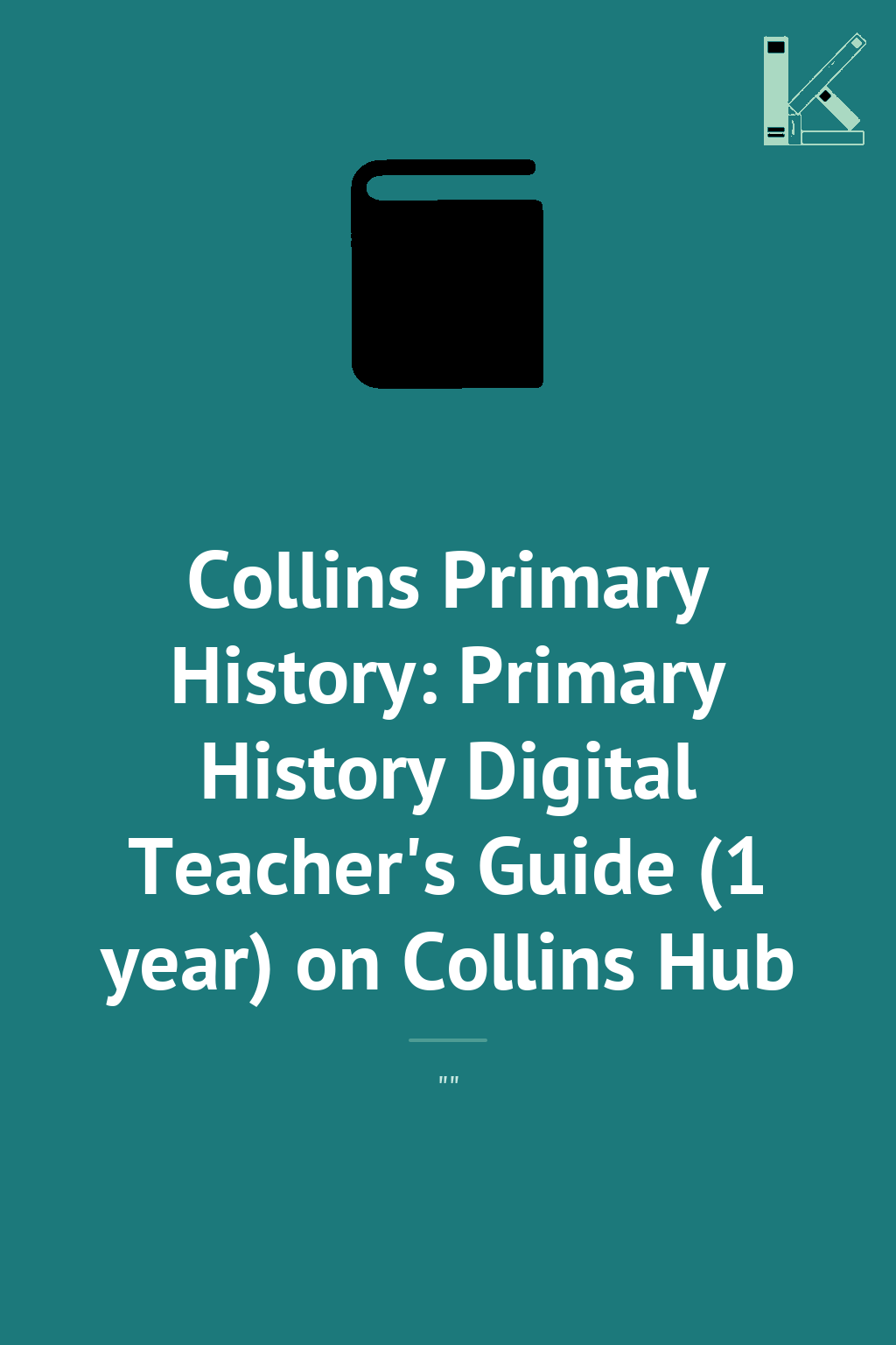 Collins Primary History: Primary History Digital Teacher's...