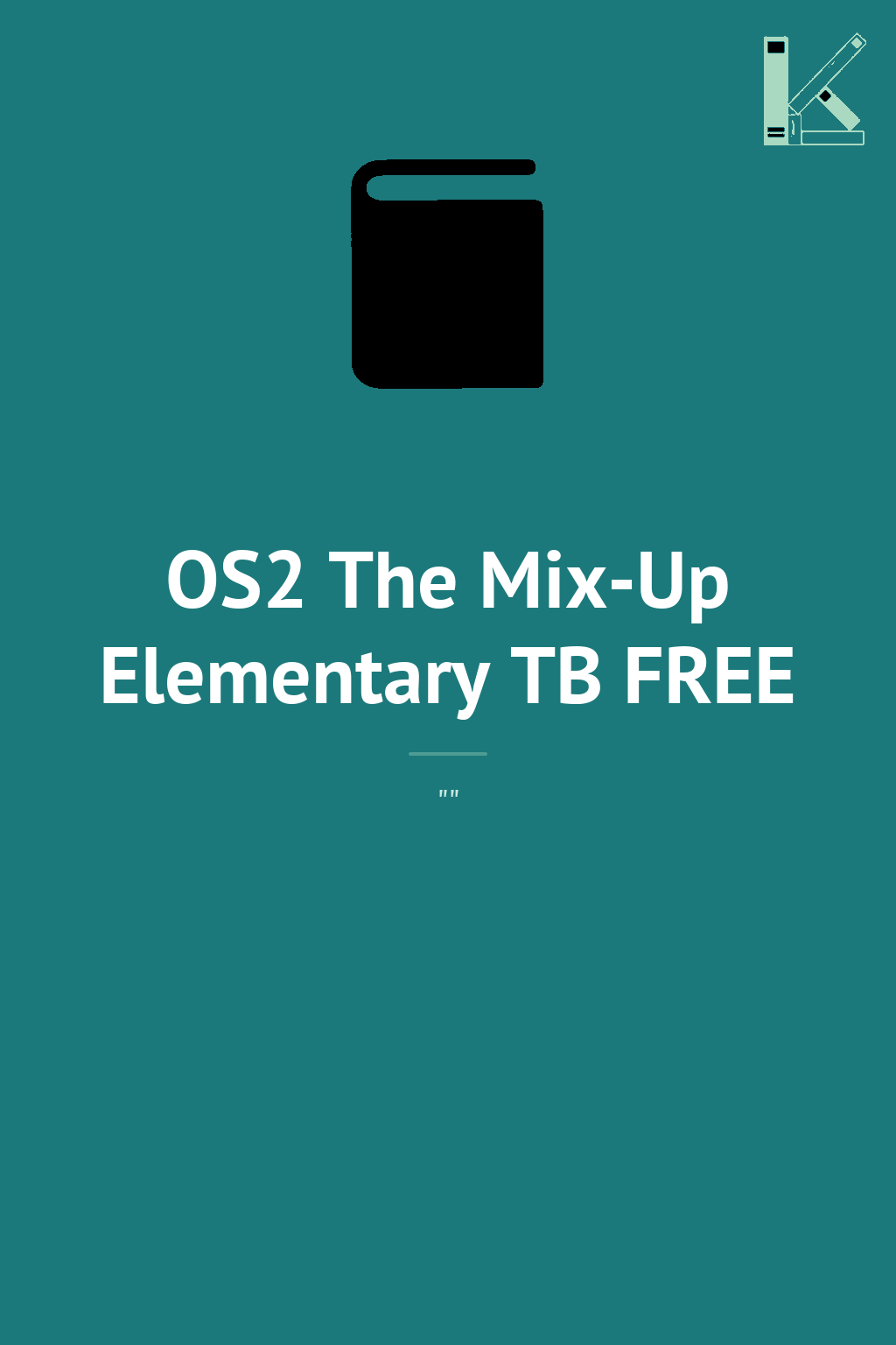 OS2 The Mix-Up Elementary TB FREE