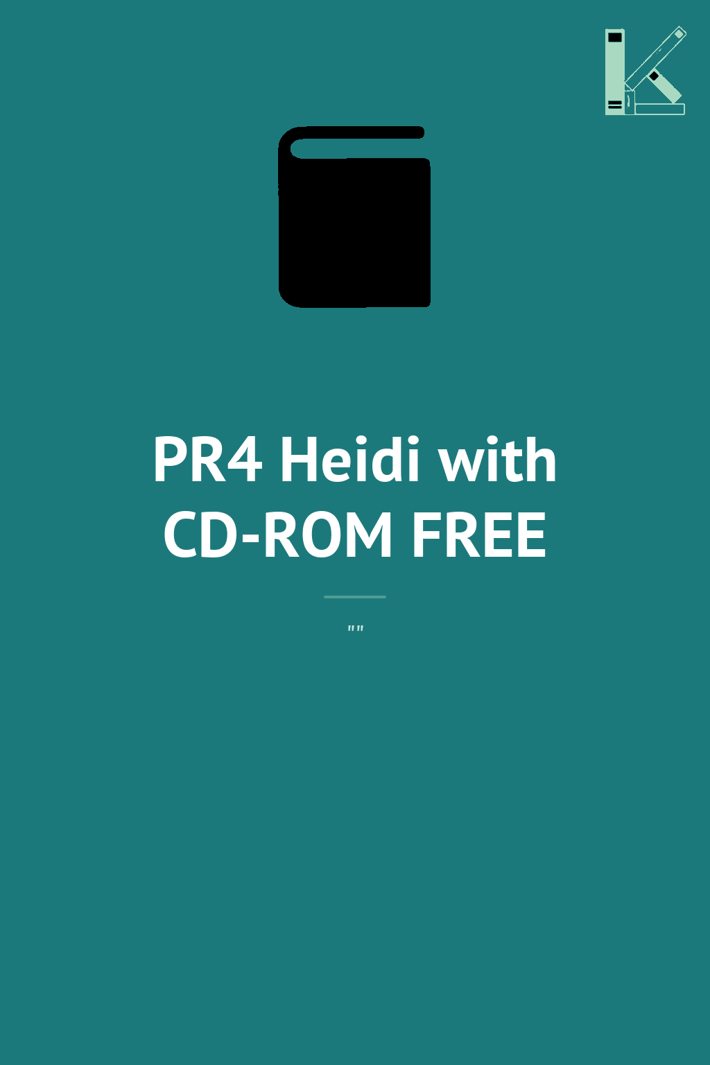 PR4 Heidi with CD-ROM FREE