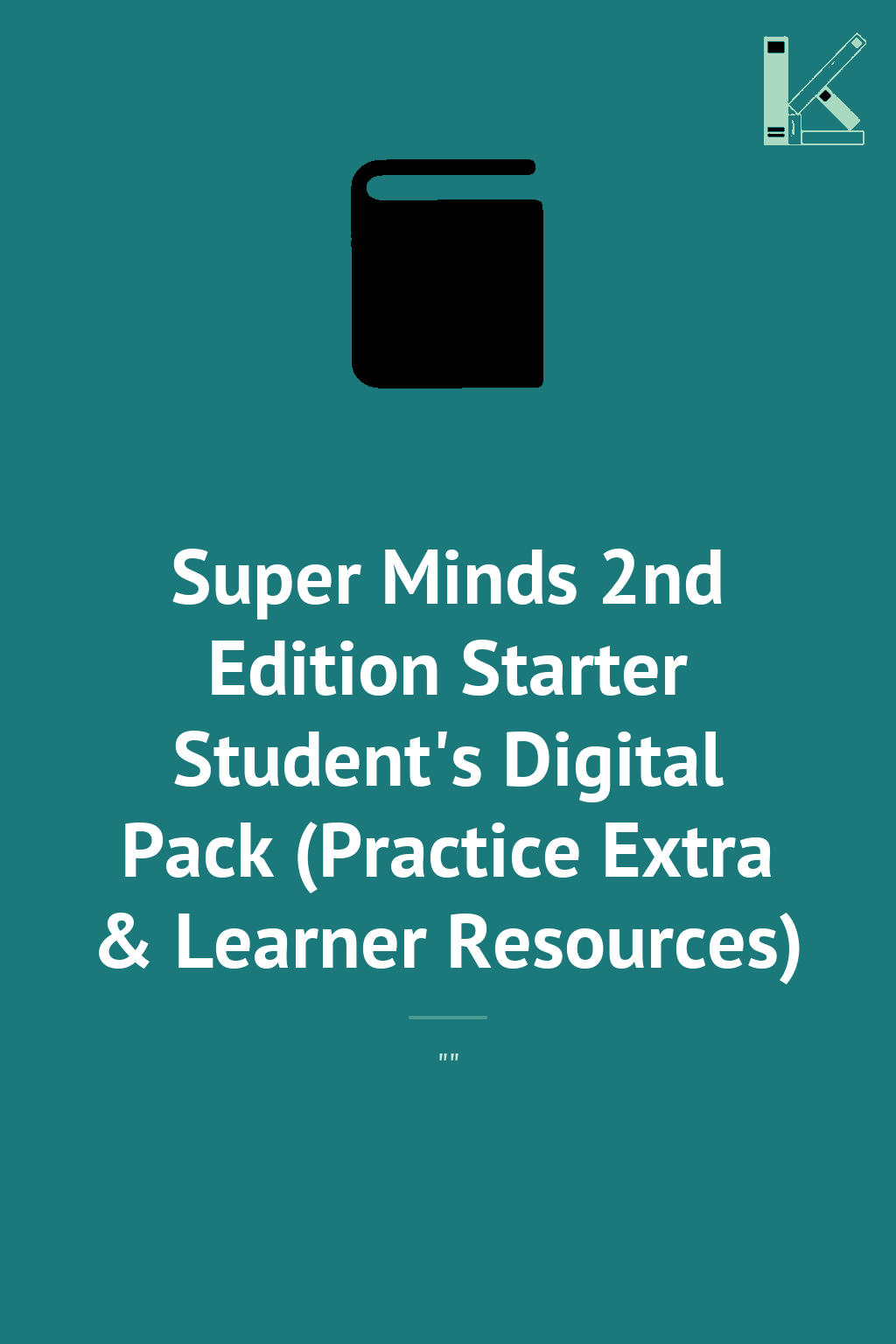 Super Minds 2nd Edition Starter Student's Digital Pack...