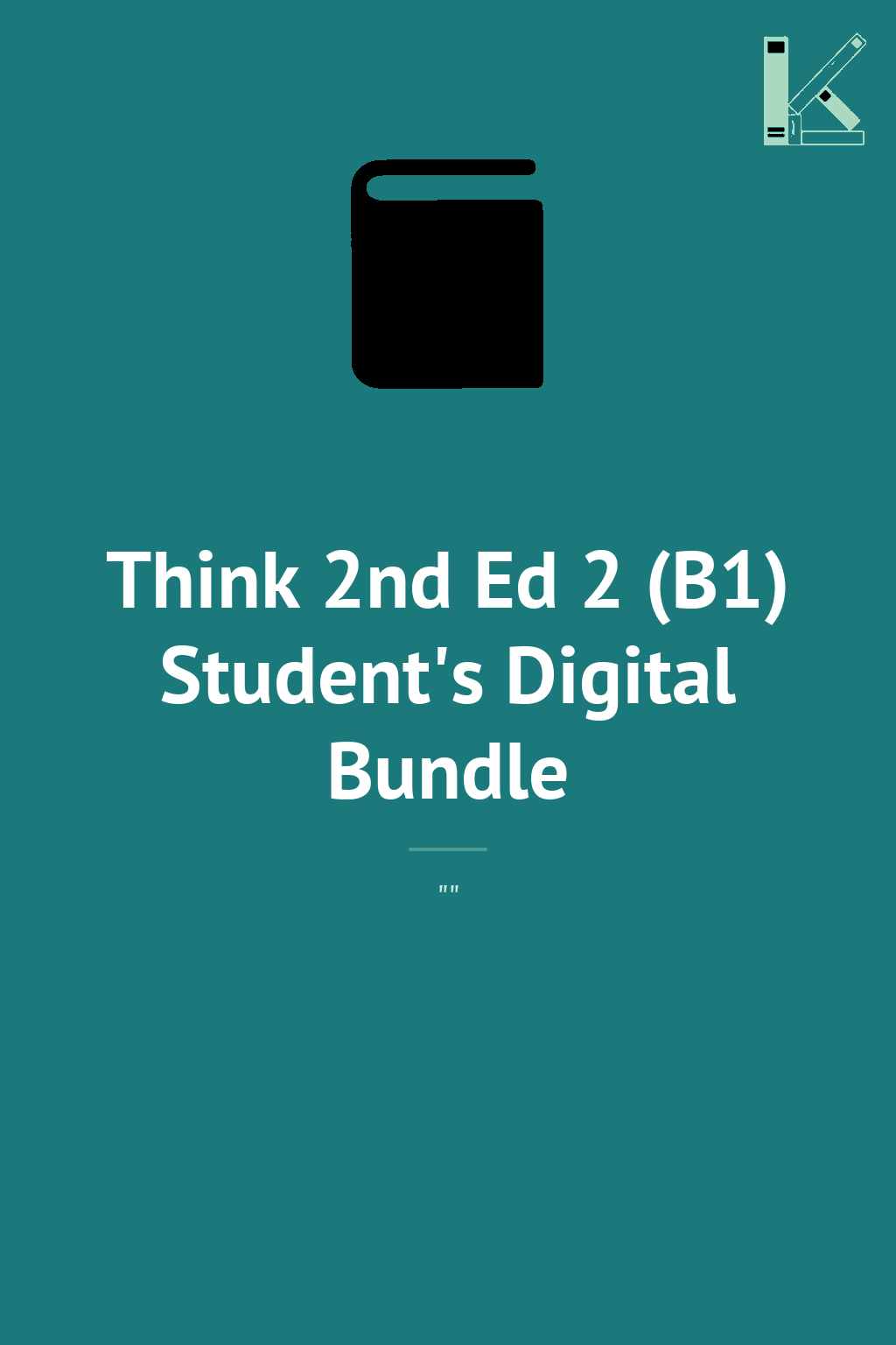 Think 2nd Ed 2 (B1) Student's Digital Bundle