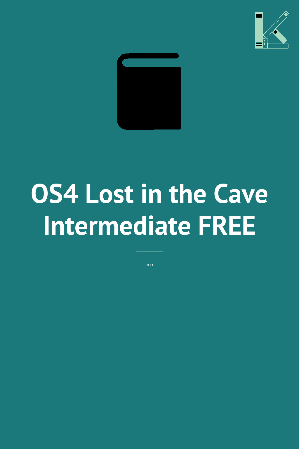 OS4 Lost in the Cave Intermediate FREE