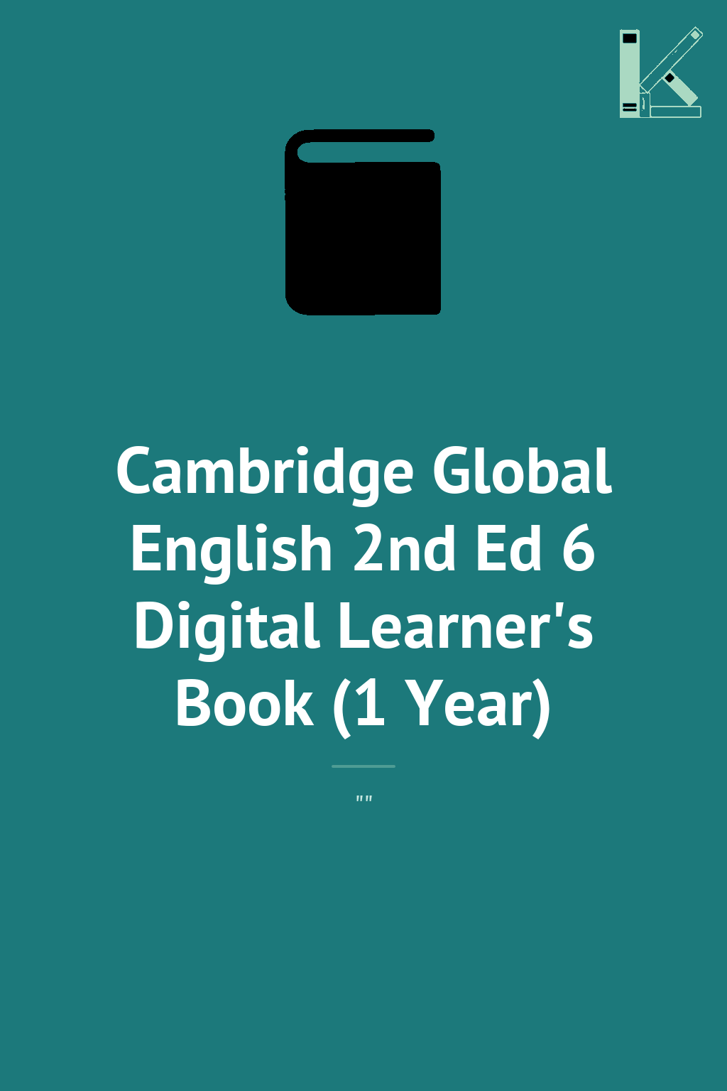 Cambridge Global English 2nd Ed 6 Digital Learner's...