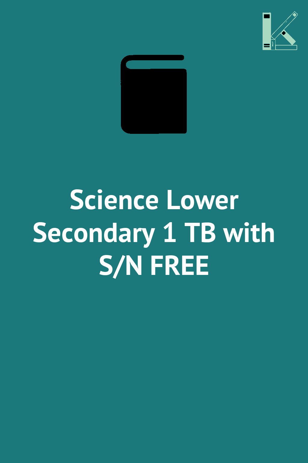 Science Lower Secondary 1 TB with S/N FREE