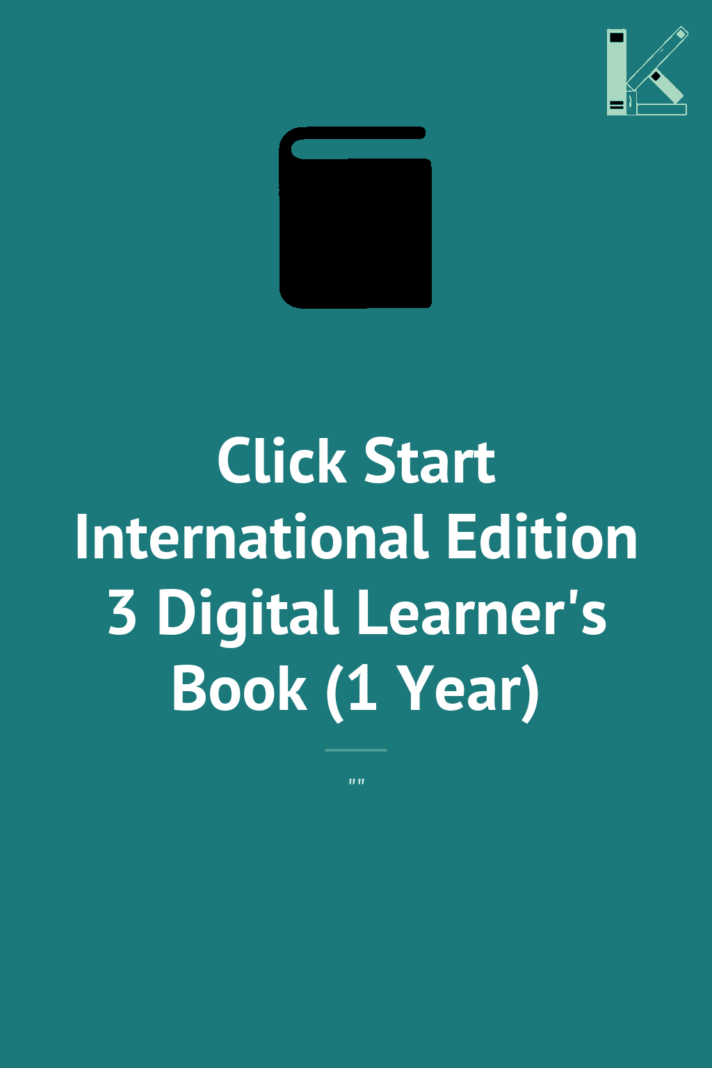 Click Start International Edition 3 Digital Learner's...