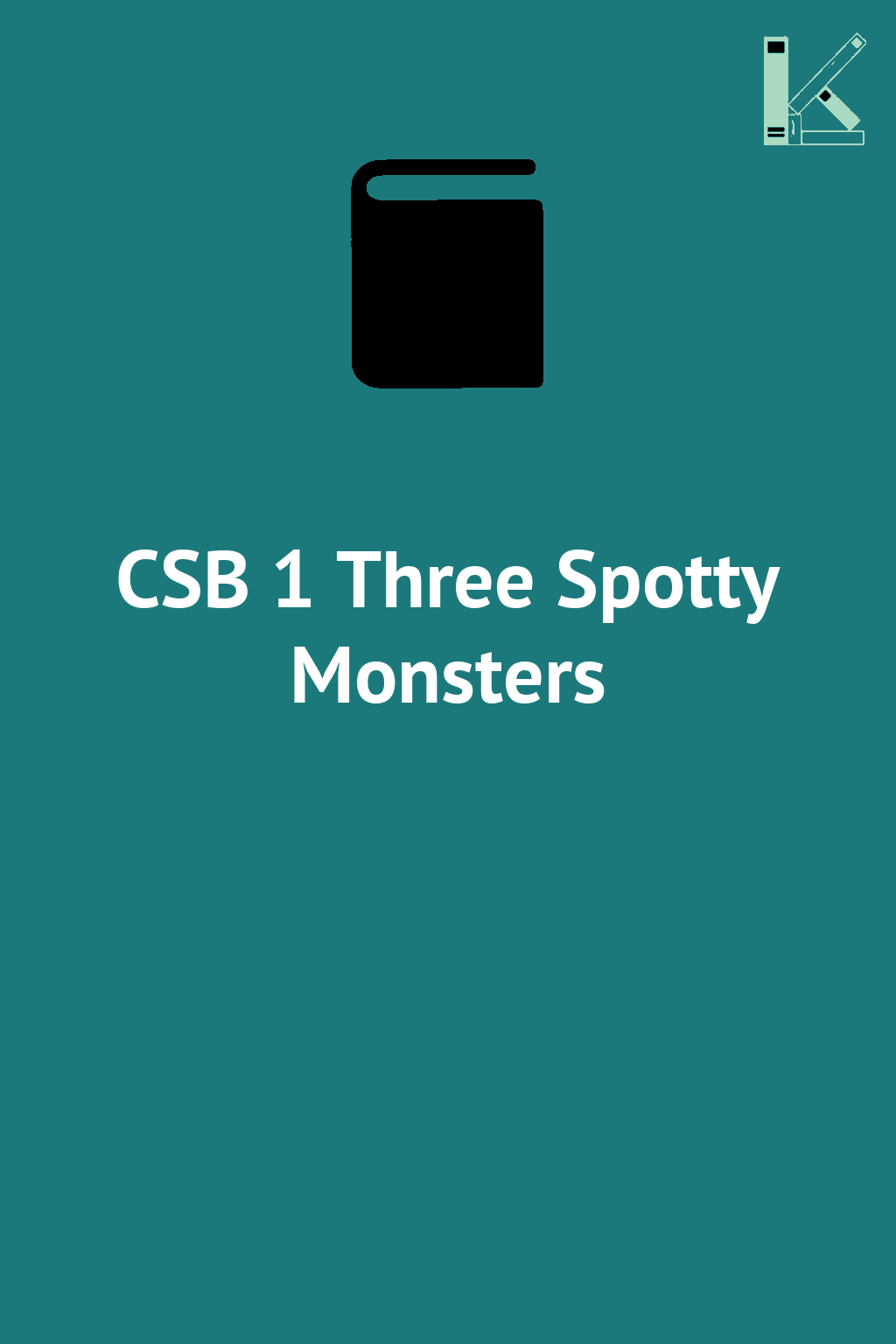 CSB 1 Three Spotty Monsters