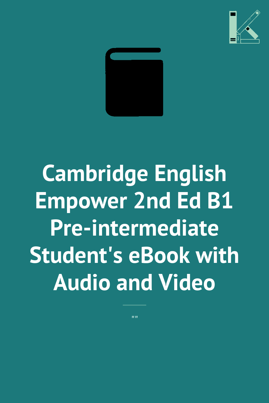 Cambridge English Empower 2nd Ed B1 Pre-intermediate...