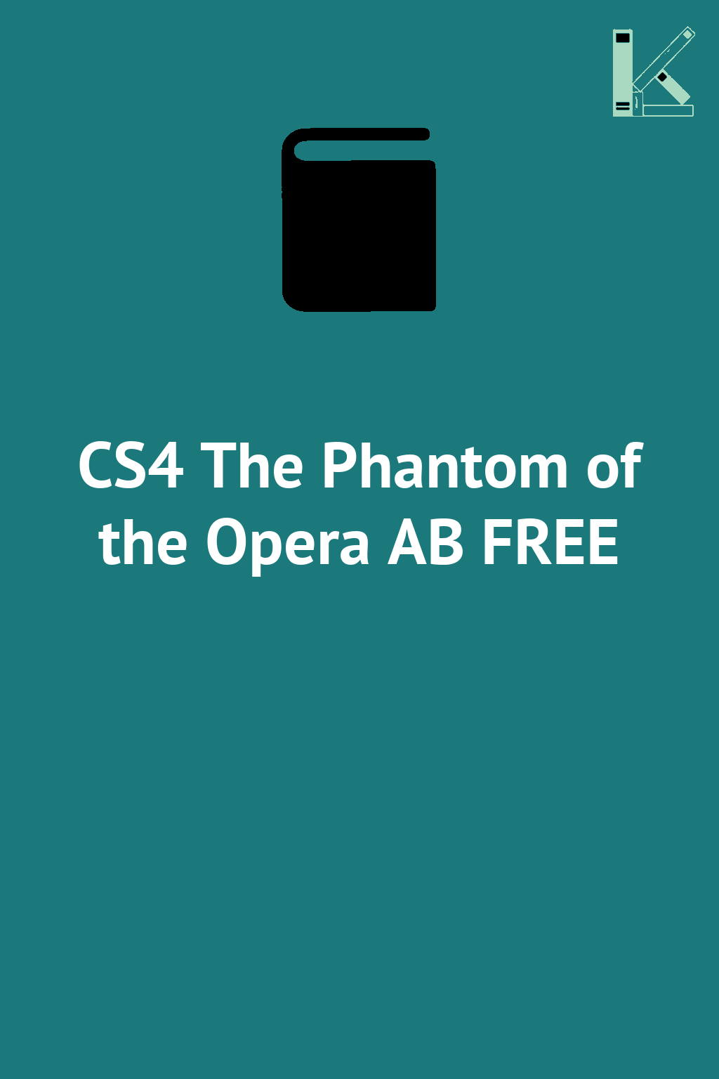 CS4 The Phantom of the Opera AB FREE
