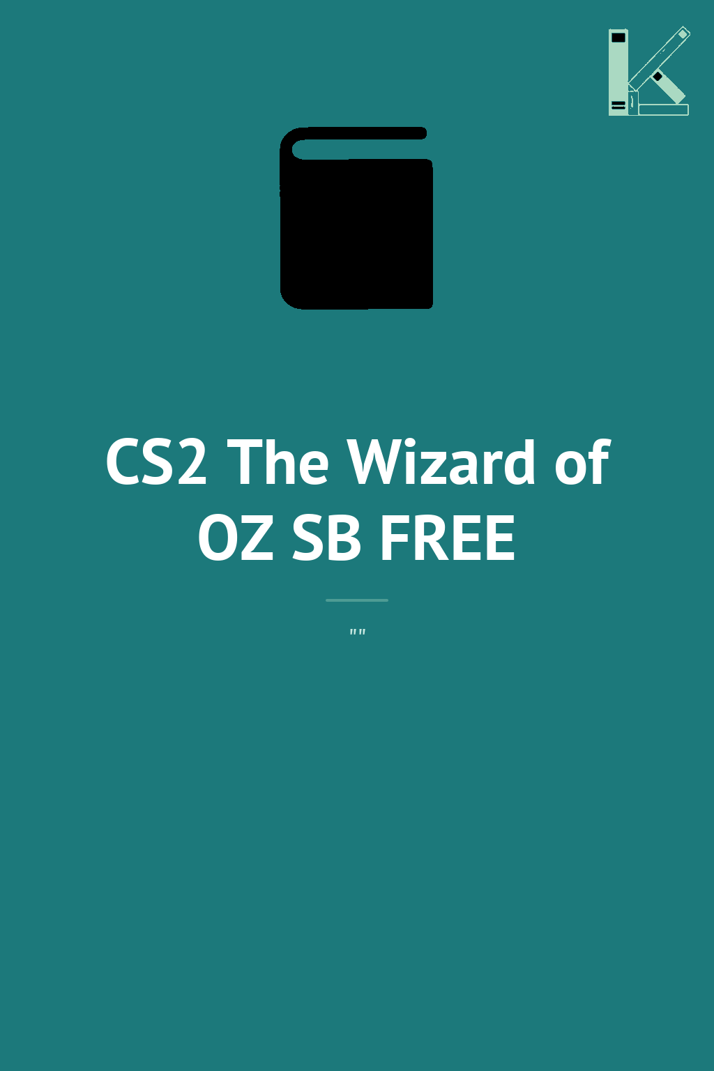 CS2 The Wizard of OZ SB FREE