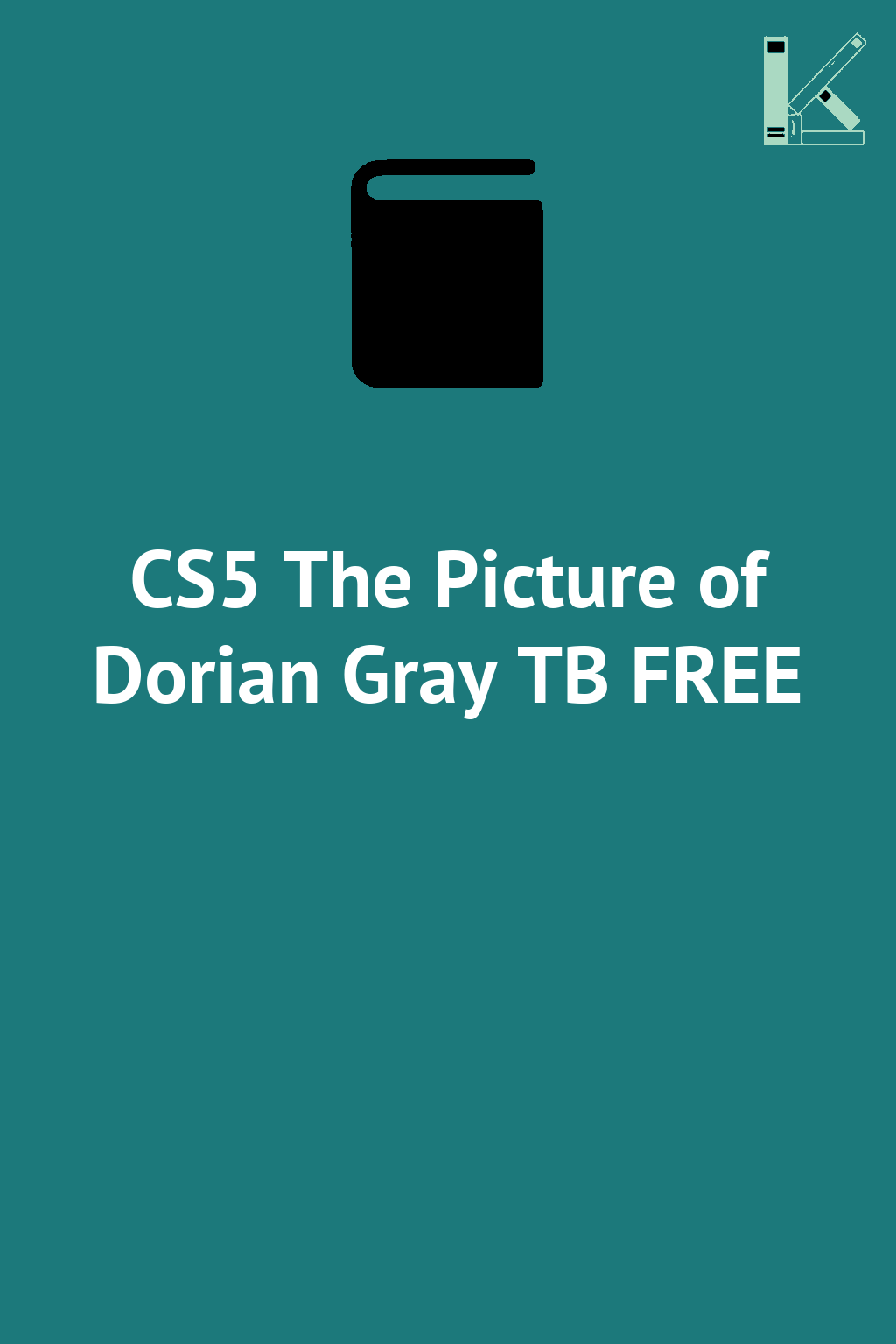 CS5 The Picture of Dorian Gray TB FREE