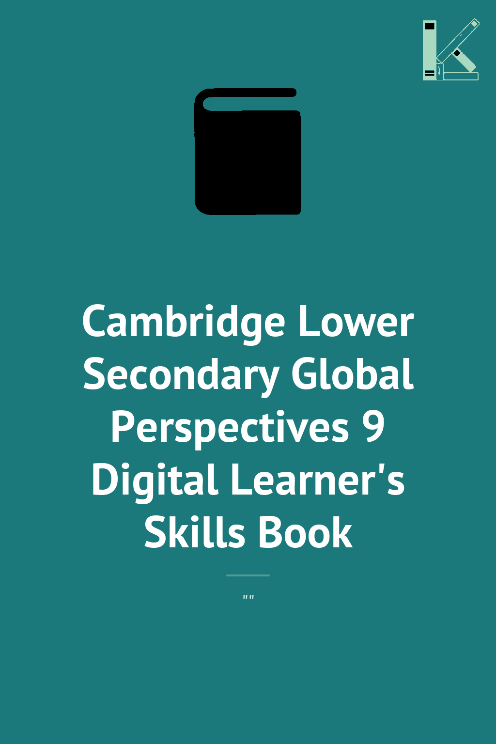 Cambridge Lower Secondary Global Perspectives 9 Digital...