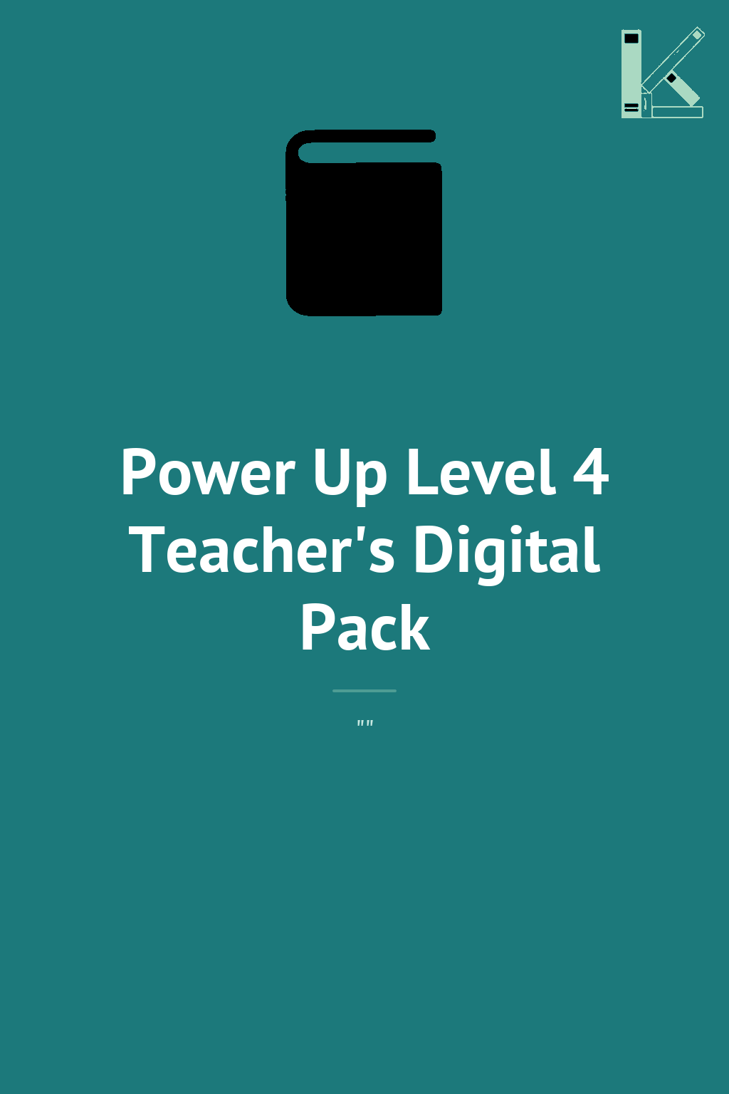 Power Up Level 4 Teacher's Digital Pack