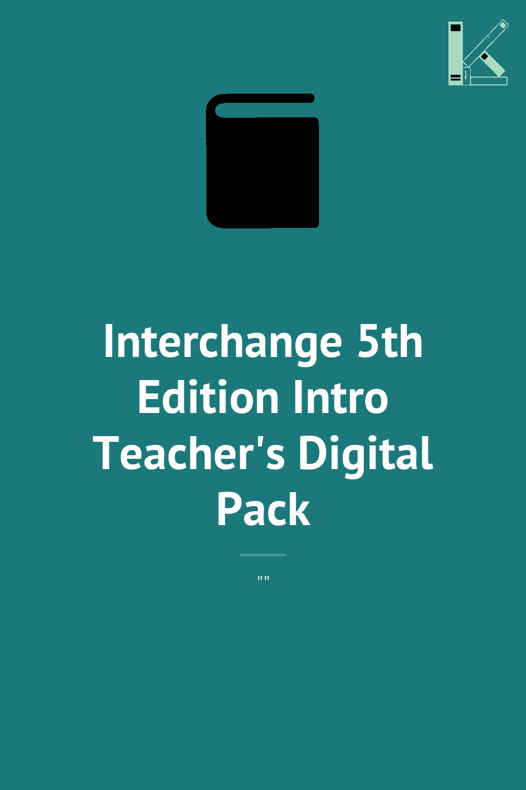 Interchange 5th Edition Intro Teacher's Digital Pack