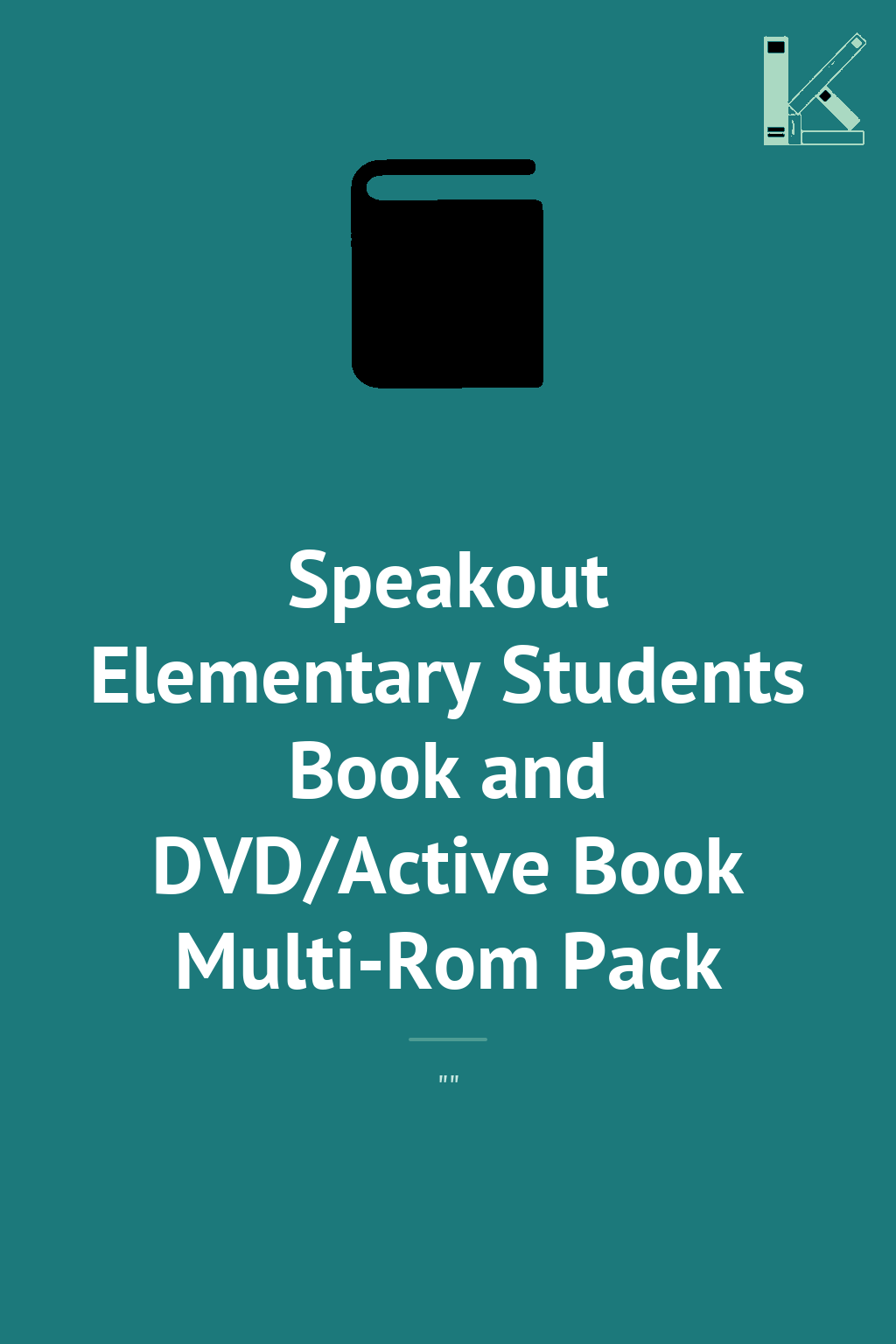 Speakout Elementary Students Book and DVD/Active Book...