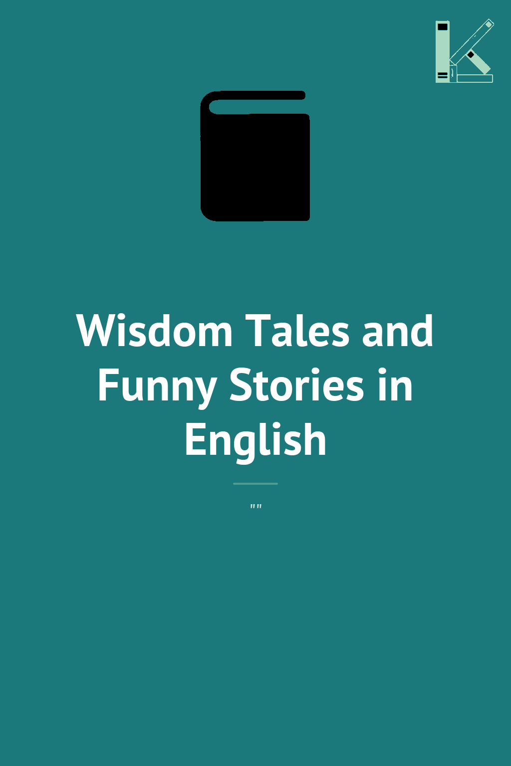 Wisdom Tales and Funny Stories in English
