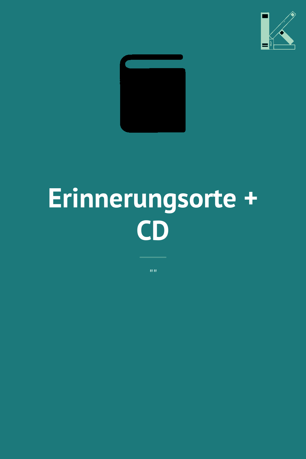 Erinnerungsorte + CD