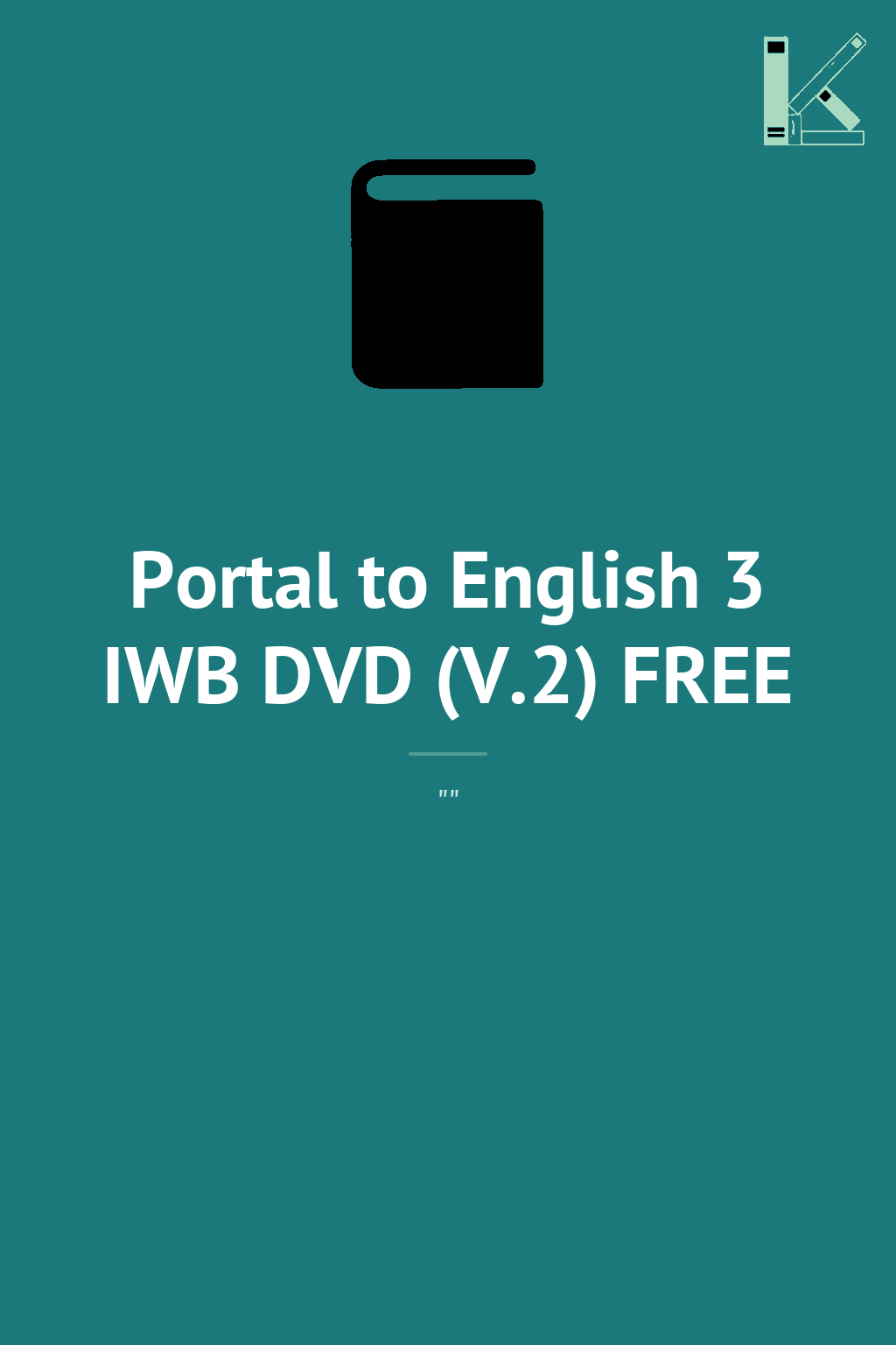 Portal to English 3 IWB DVD (V.2) FREE