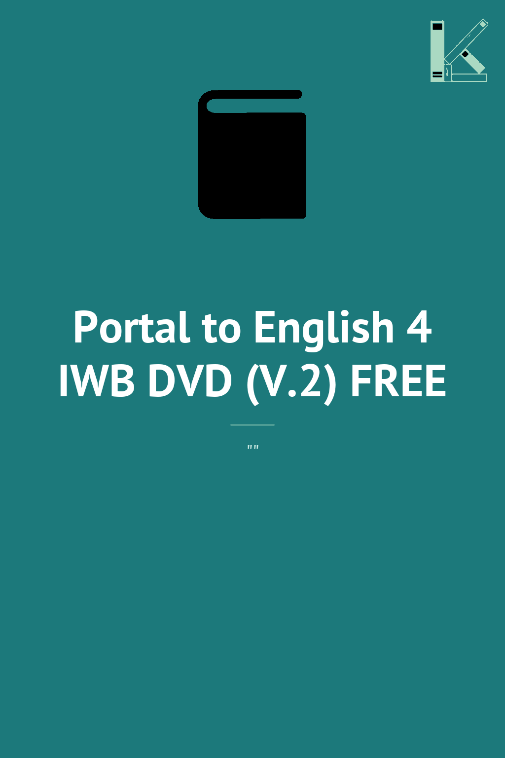 Portal to English 4 IWB DVD (V.2) FREE