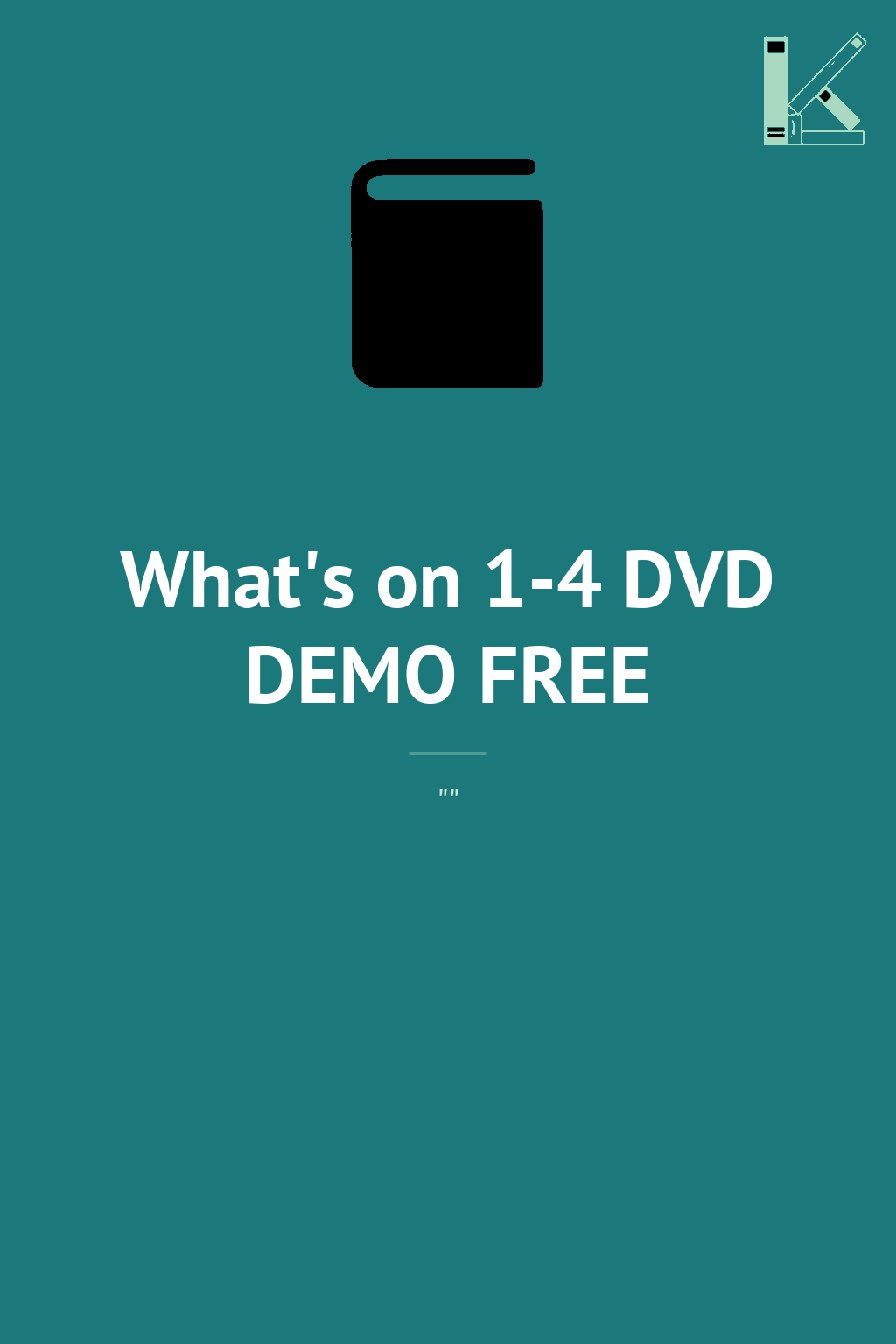 What's on 1-4 DVD DEMO FREE