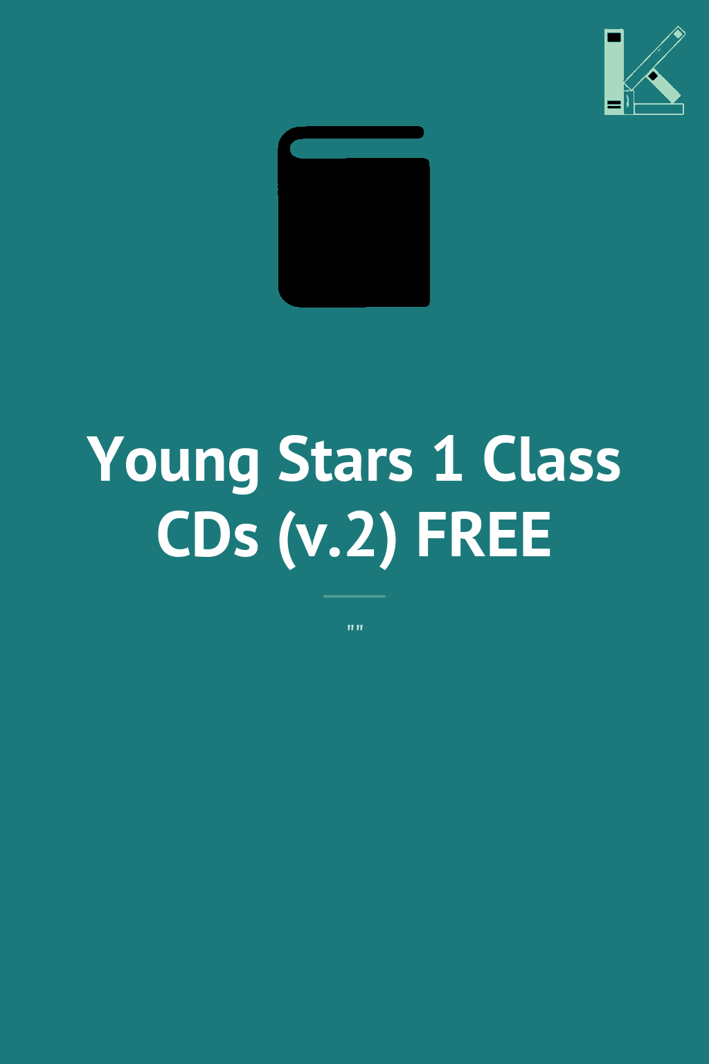 Young Stars 1 Class CDs (v.2) FREE