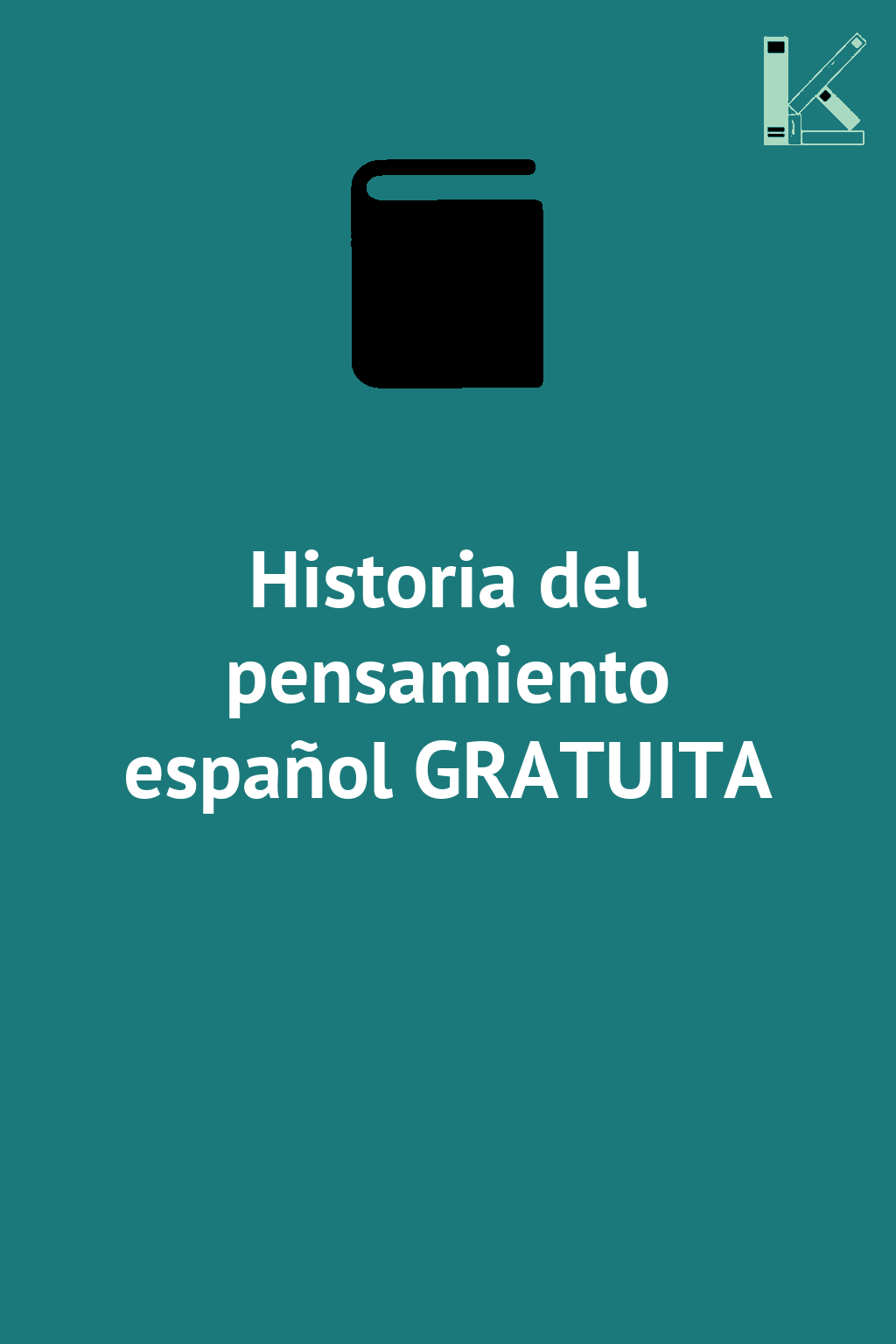 Historia del pensamiento español GRATUITA