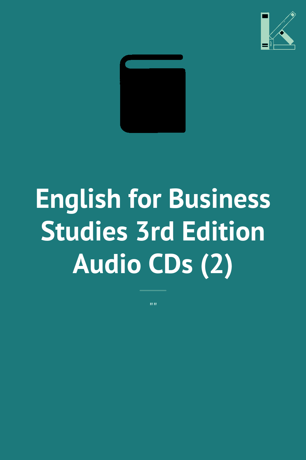 English for Business Studies 3rd Edition Audio CDs...