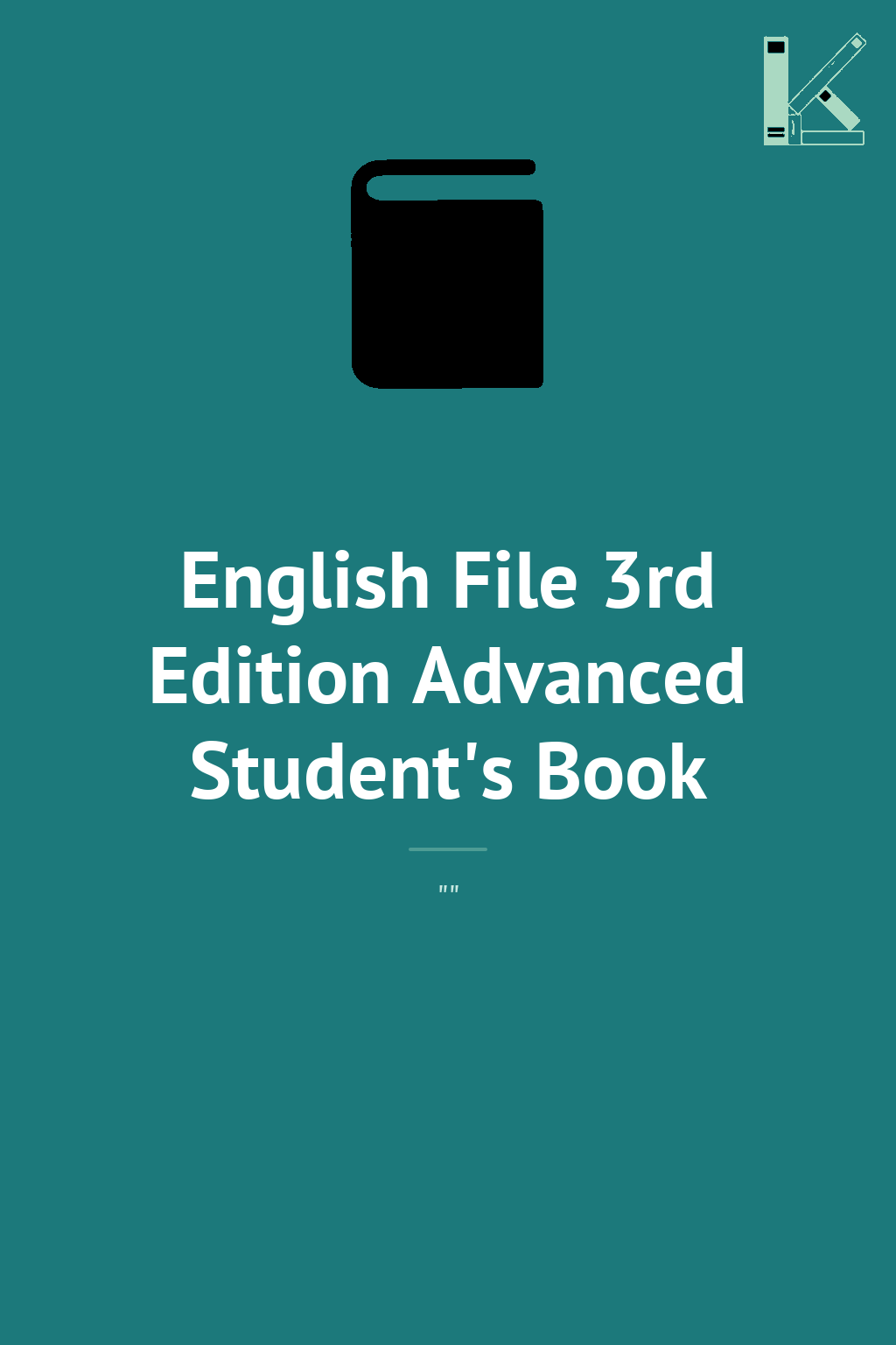 English File 3rd Edition Advanced Student's Book
