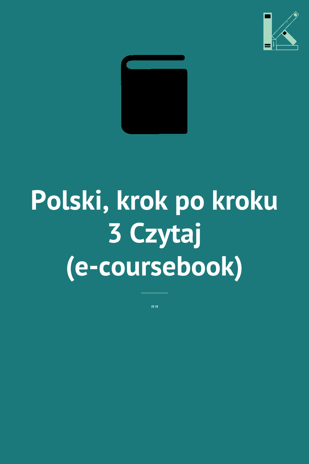 Polski, krok po kroku 3 Czytaj (e-coursebook)
