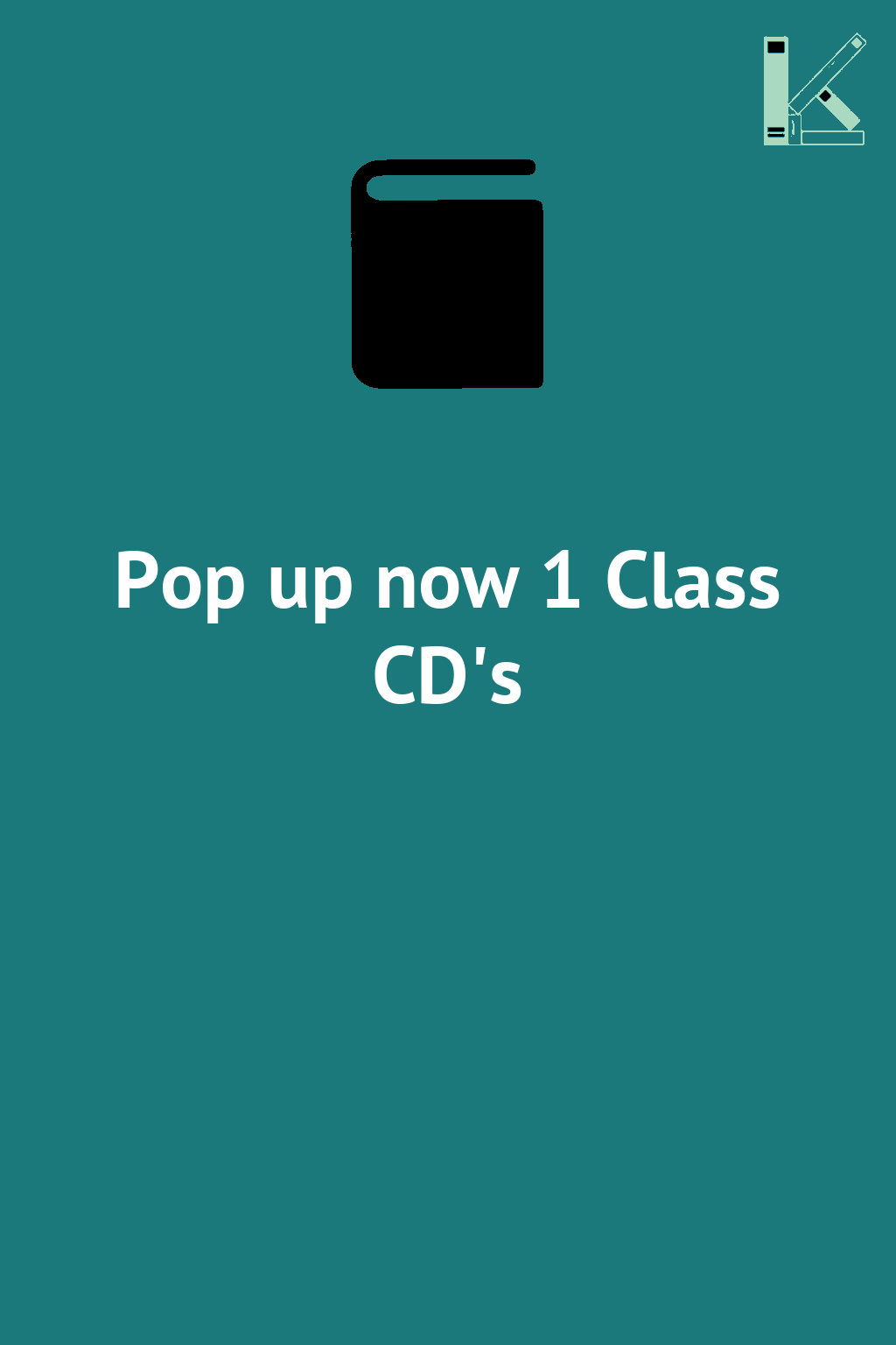 Pop up now 1 Class CD's