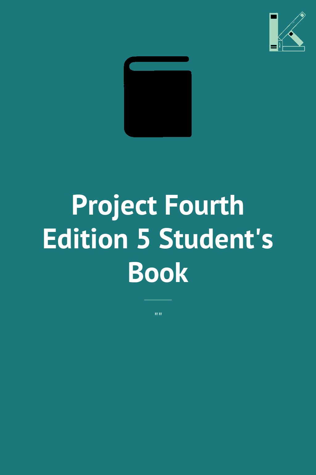 Project Fourth Edition 5 Student's Book
