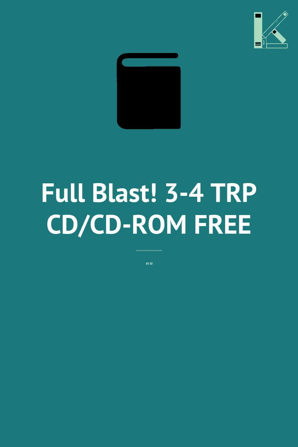 Full Blast! 3-4 TRP CD/CD-ROM FREE