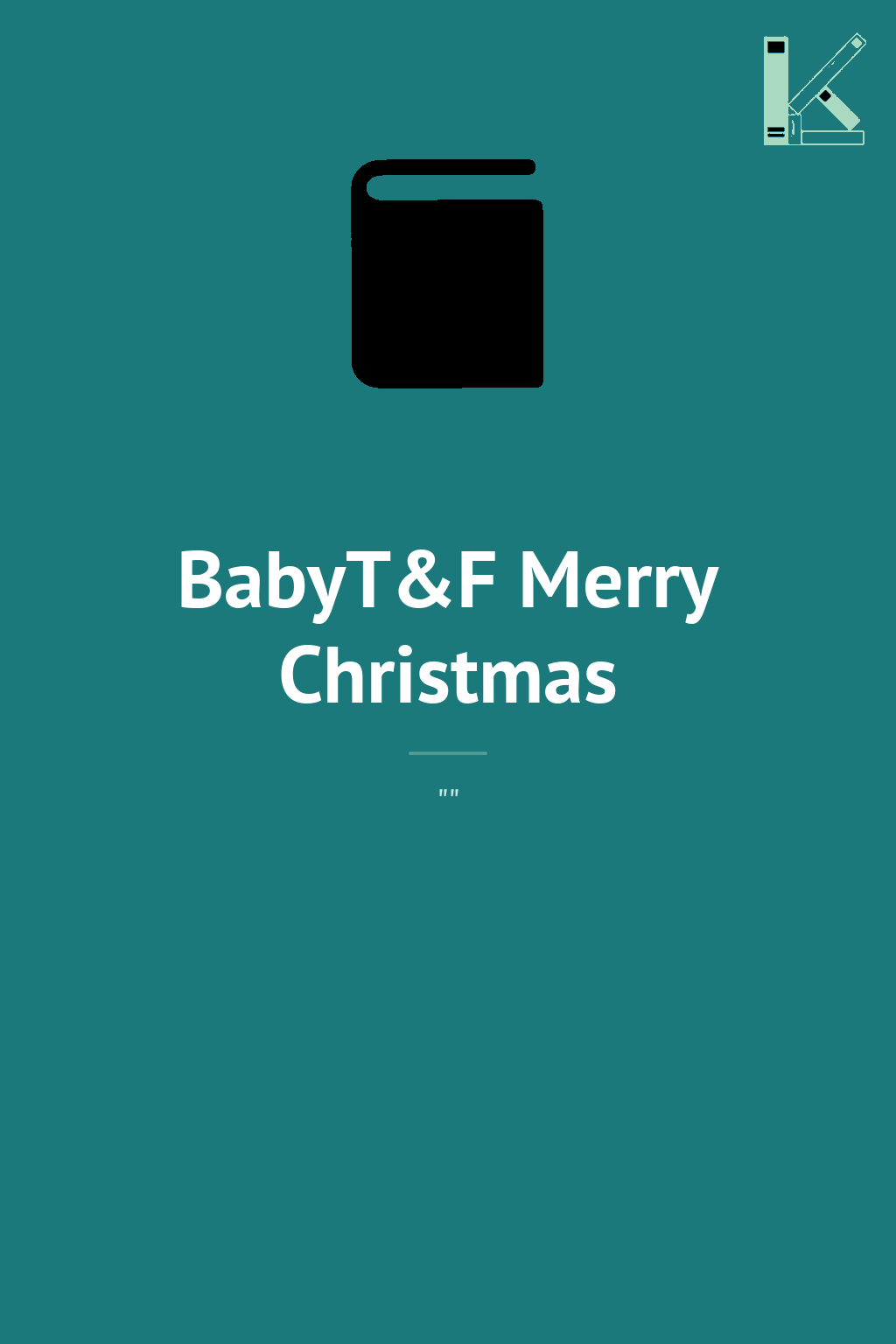 BabyT&F Merry Christmas
