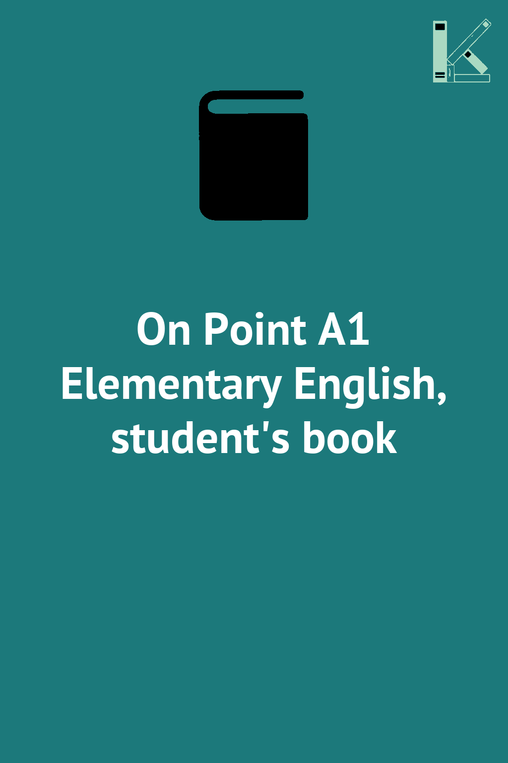 On Point A1 Elementary English, student's book