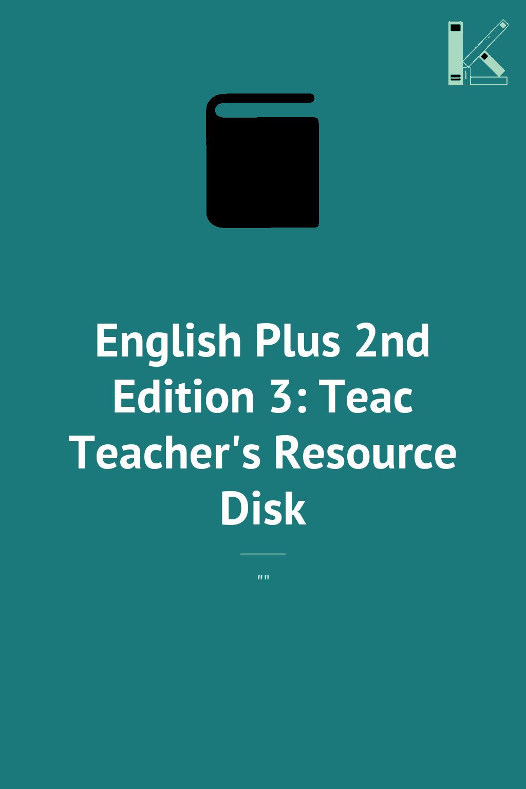 English Plus 2nd Edition 3: Teac Teacher's Resource...
