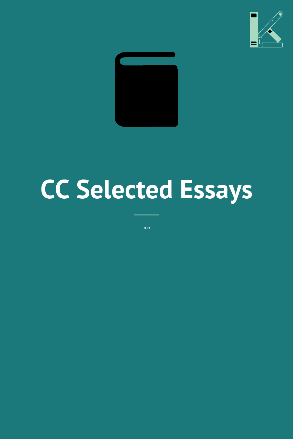 CC Selected Essays