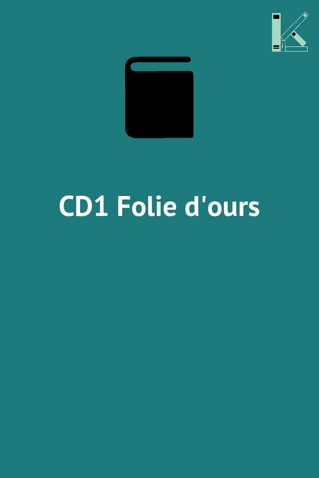 CD1 Folie d'ours