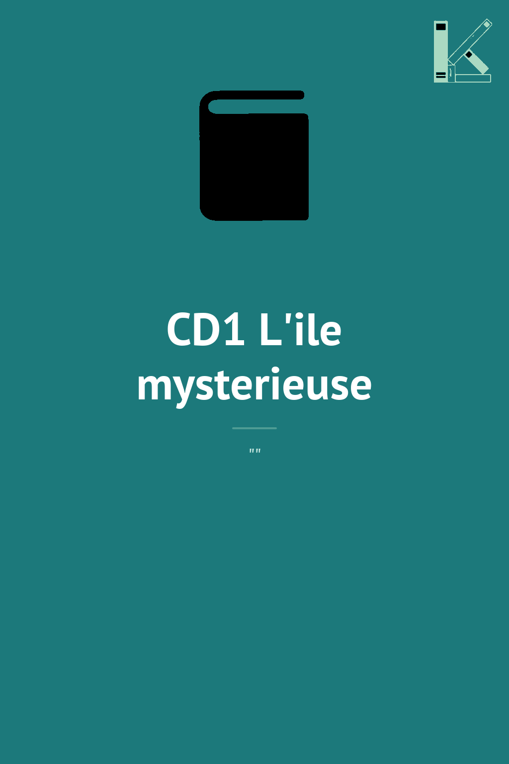CD1 L'ile mysterieuse