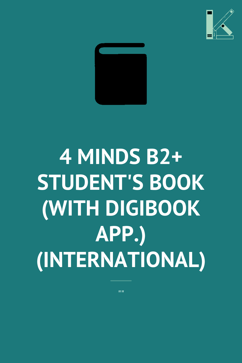 4 MINDS B2+ STUDENT'S BOOK (WITH DIGIBOOK APP.) (INTERNATIONAL)