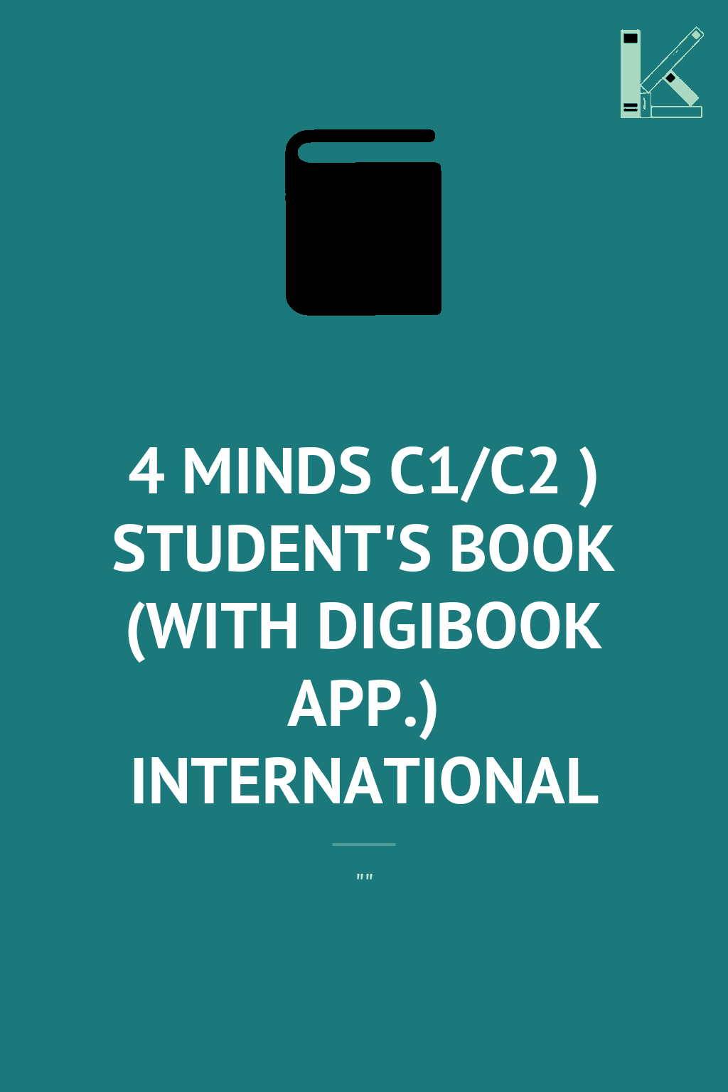 4 MINDS C1/C2 ) STUDENT'S BOOK (WITH DIGIBOOK APP.)...