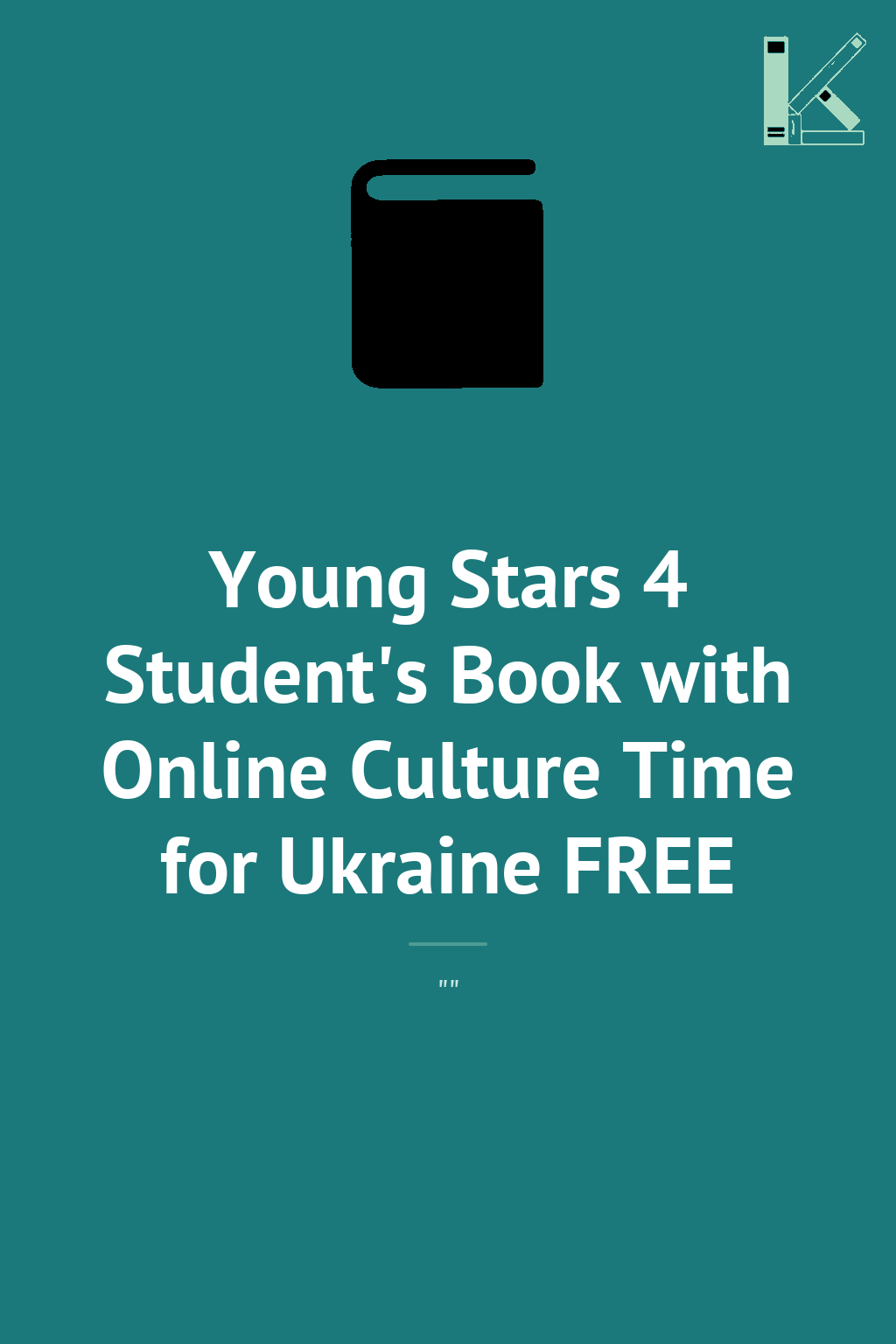 Young Stars 4 Student's Book with Online Culture Time...