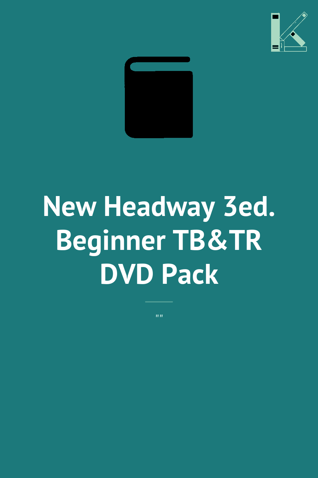 New Headway 3ed. Beginner TB&TR DVD Pack