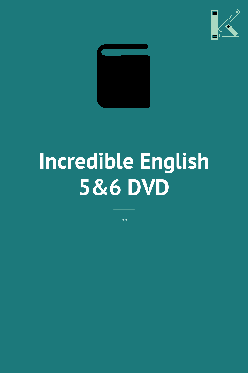 Incredible English 5&6 DVD