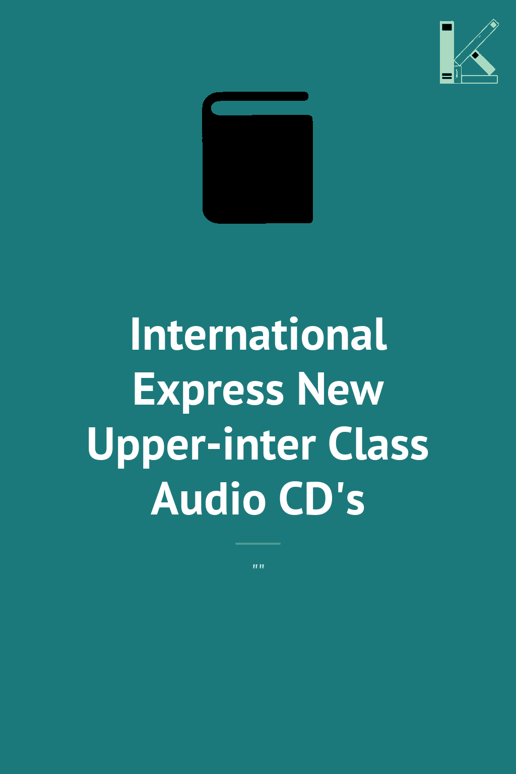 International Express New Upper-inter Class Audio CD's
