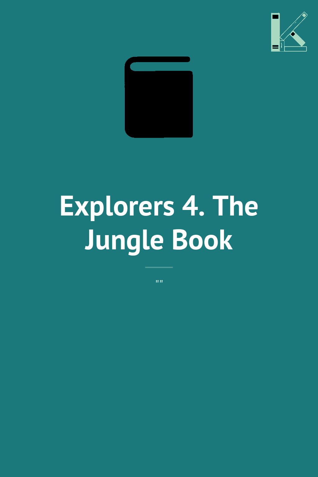 Explorers 4. The Jungle Book